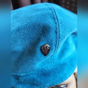 HELEN Kaminski TURQUOISE Suede Leather Baker Boys Cabbie Engineer CAP MOD Hat Helen Kaminski | Accessories | Helen Kaminski Turquoise  main image 2